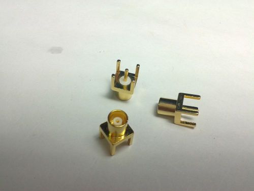 500PCS brass RF Coaxial Connector MCX female Straight PCB Mount adapter