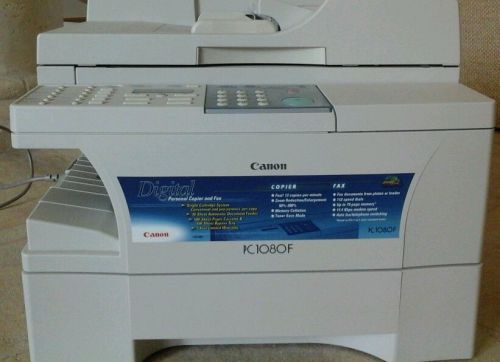 Canon PC-1080F Black &amp; White Copier + Canon L50 Cartridge