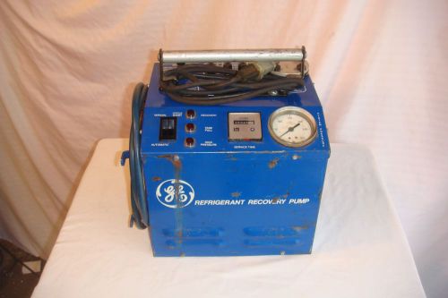 GE REFRIGERANT RECOVERY PUMP MODEL 01642 General Electric HVAC R12-
							
							show original title