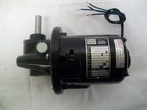 Bodine NSI-12RG 115 V 60 Hz 1 Phase 1/125 HP 1725 RPMs Fractional HP Gearmotor