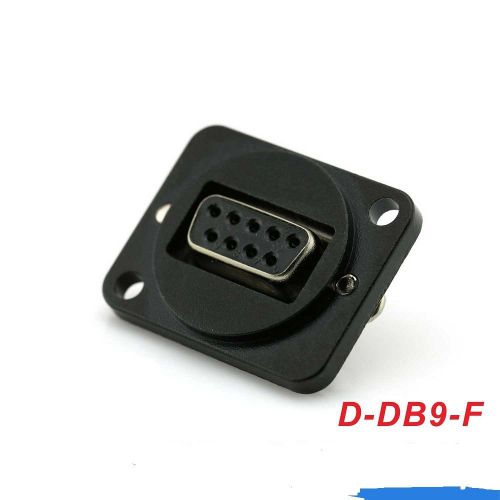 D type  DB9 Socket   Panel mounting  female