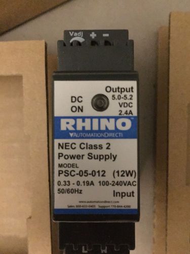 Rhino power supply psc-05-012 for sale
