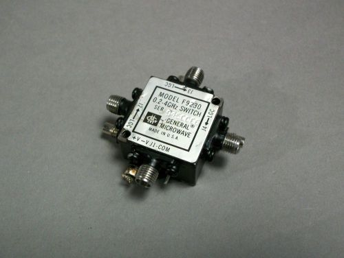 General Microwave GM F9230 Broadband SP3T RF Switch 0.2-4GHz