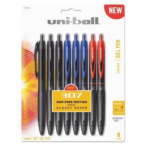 Sanford 1927960 307 Gel Pen, 0.7 Mm, Assorted Ink, 8/pack