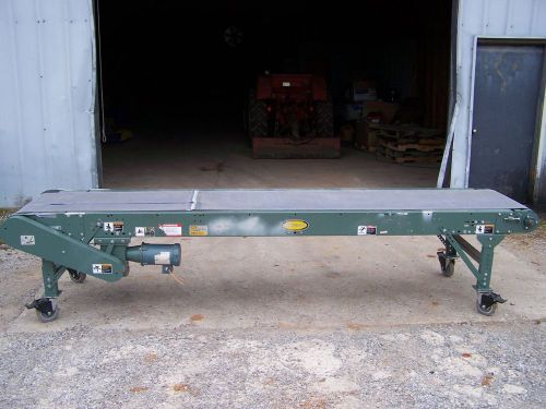 Hytrol belt conveyor 12&#039; long x 30&#034; wide / 24&#034; belt width 1 hp 230/460v 65 fpm for sale