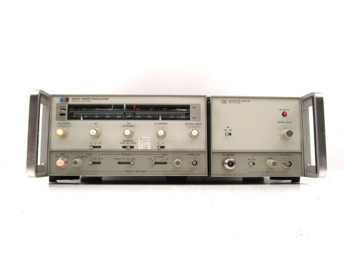 HP 8620C Sweep Oscillator with 86250D RF Plug-in 8-12.4 GHz Agilent Keysight