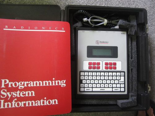 RADIONICS BOSCH D5200 SECURITY ALARM PROGRAMMER W/ CASE