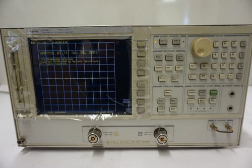 Agilent 8753E 30kHz-3GHz Network Analyzer Option 010 S/N JP38451566