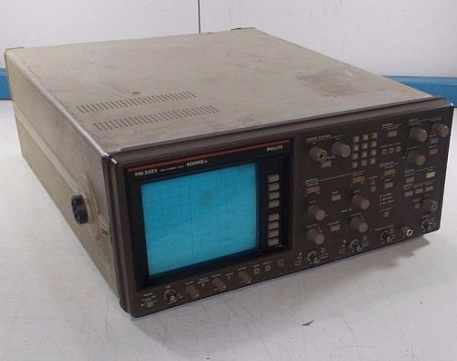 PHILLIPS PM3323 DIGITAL STORAGE OSCILLOSCOPE PM3323/41 FOR PARTS/REPAIR