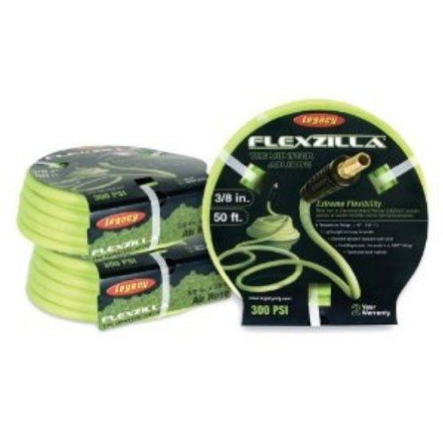 Legacy hfz3850yw2 flexzilla 3/8&#034; x 50&#039; hybrid air hose (1/4&#034; mnpt ends) for sale