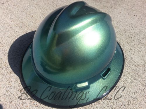 Msa v-gard hard hat w/fas-trac g/g/b chameleon osha/csa for sale