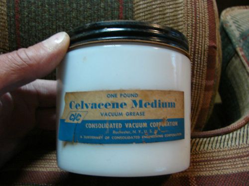 One pound of celvacene medium vacuum grease glass sealer lot 1 for sale