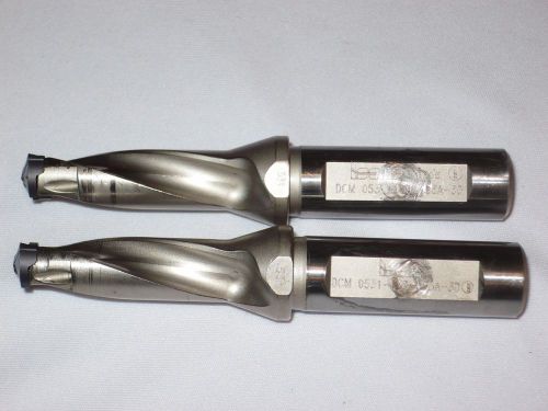 (2) ISCAR ChamDrills .531&#034; DCM 0531-159-063A-3D