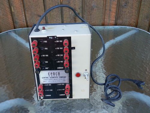 Vintage Cenco Central Scientific Power Supply Model 72702