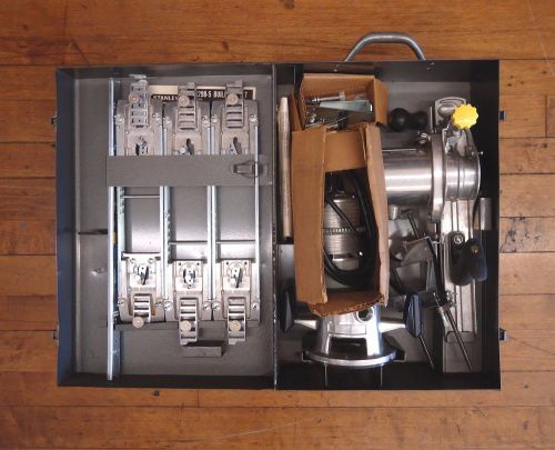 Stanley Builder&#039;s Kit #91298-5 with Router, Plane, Templates &amp; Metal Tool Box