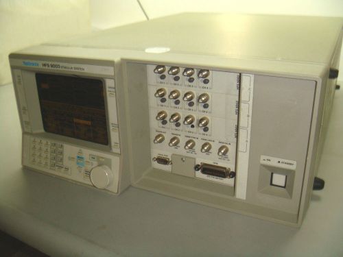 TEKTRONIX HFS9003 DATA PULSE GENERATOR W/3x HFS9DG2 Modules #TQ140