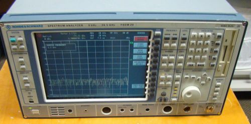 Rohde &amp; Schwarz FSEM20 Spectrum Analyzer 9kHz - 26.5GHz