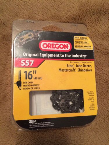 Brand New Oregon 16&#034; Saw Chain -S57: Fits- Echo/John Deere/Mastercraft/Shindaiwa