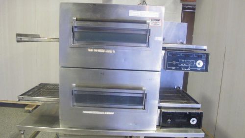 LINCOLN IMPINGER 1116  DOUBLE STACK GAS CONVEYOR PIZZA OVEN tx160300304