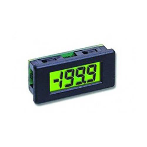 Lascar DPM 1AS-BL 3 1/2-Digit LCD Panel Voltmeter w/200 mV DC, LED