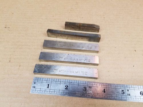 Set of Pratt &amp; Whitney  2&#034; 11 1/2 NPT  Pipe Thread Dies