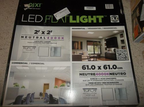 Pixi 2 ft. x 2 ft. White Edge-Lit LED Flat Light Luminaire FLT22C40MDUP44A New