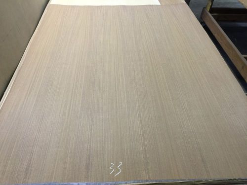 Wood veneer afromosia 48x62 1 piece 10mil paper backed &#034;exotic&#034; air 33 for sale