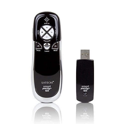 Satechi sp800 smart-pointer (black) 2.4ghz rf wireless presenter with mouse new for sale
