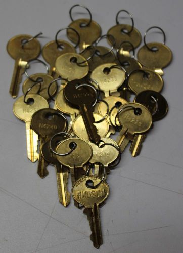Huge Lot of 24 Hudson H keys 42XX numbered keys