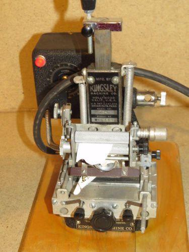 KINGSLEY MACHINE CO KTE-6 STAMPING MACHINE (BC)