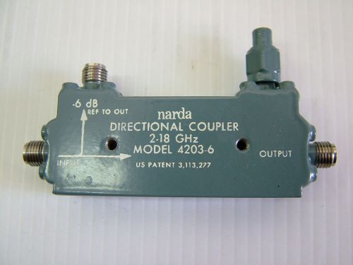 2 - 18GHz 6dB Directional Coupler NARDA 4203-6