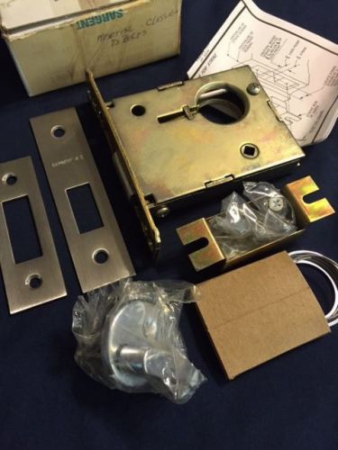 Locksmith sargent 4877 classroom mortise deadbolt lock 26d nos free shipping for sale