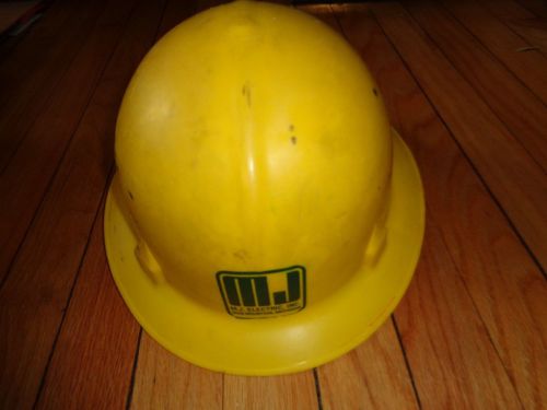 Vintage Hard Hat Jackson Products M. J. Electric Iron Mountain Michigan