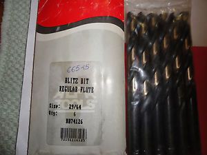 AFRA  29/64&#034; &#034;Blitz Bit&#034; Jobbers Length Drill Bits, BB74126