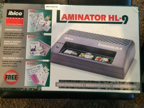 Ibico Laminator HL-9 Laminating Machine 9&#034; Laminate / Brand New, Free Shipping