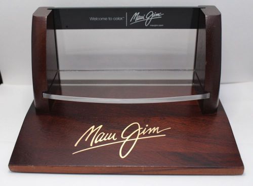 MAUI JIM WOOD SUNGLASSES STORE CASE DISPLAY HOLDER