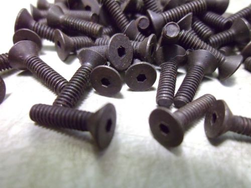 Flat Head Socket Cap Screw 5-40 x 1/2&#034; Black Oxide (Qty 91 #60176