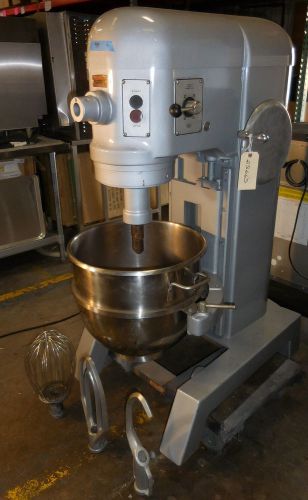 Food Mixer, 60 Quart, Hobart H600, All Purpose, 4 speeds, SS Bowl, hub, 3 tools