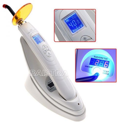 HOT Dental Wireless 1800MW Lamp LED Curing Light With Light Meter AZ688-2 White