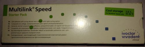 Ivoclar Vivadent MULTILINK SPEED SELF CURE RESIN STARTER PACK, FREE SHIPPING
