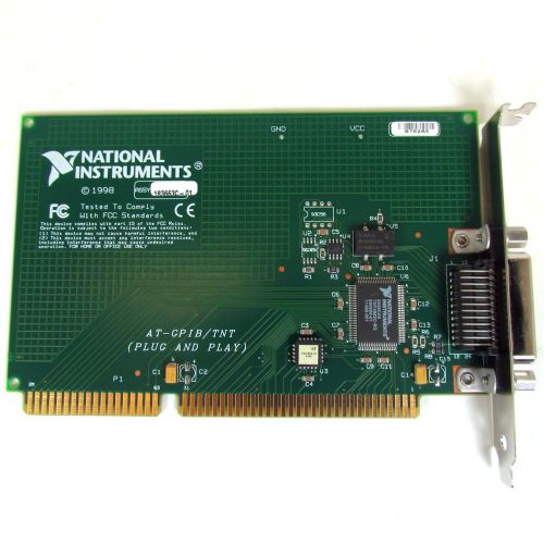 National Instruments 183663C-01 AT-GPIB TNT IEEE-488.2 GPIB Plug n Play ISA Card