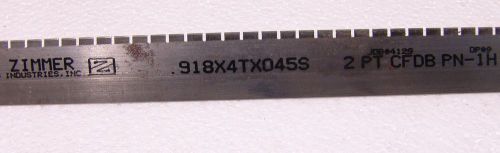 (32) Zimmer steel rule die 36&#034; x .918 CFDB , 2PT