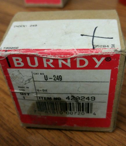 BURNDY U-249 DIE SET