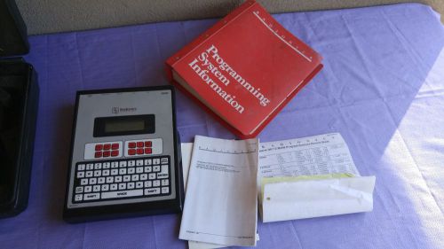 Radionics D5200 Security Alarm Programmer w/ Case  Manual