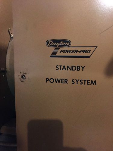 Dayton stanby generator for sale