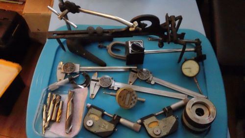 MACHINIST TOOLS LOT MITUTOYO STARRETT POLAND