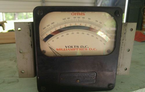 WESTON ELECTRICAL INSTRUMENT Co Milliamperes AMPERES AC METER model 921