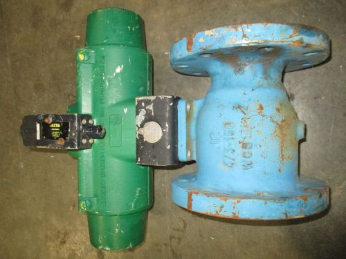 TRUELINE 4/3 150 IRON BALL VALVE w/ ACTUATOR #5231206D SN:13341917 NEW WEATHERED