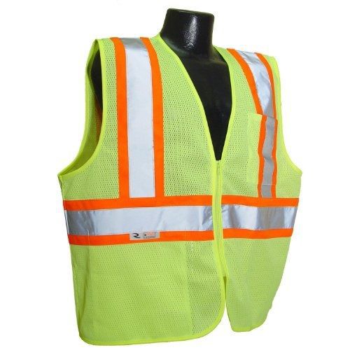 Radians SV225-2ZGM-3X Polyester Mesh Economy Class-2 Fire Retardant Vest with