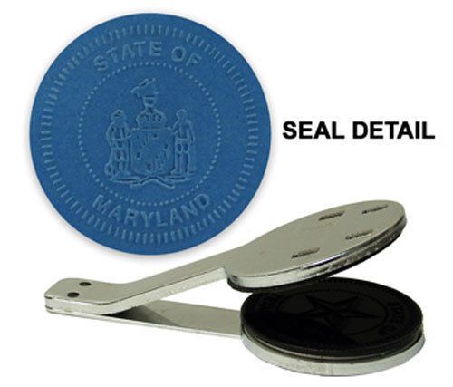 Maryland State Seal Embosser Item #L19